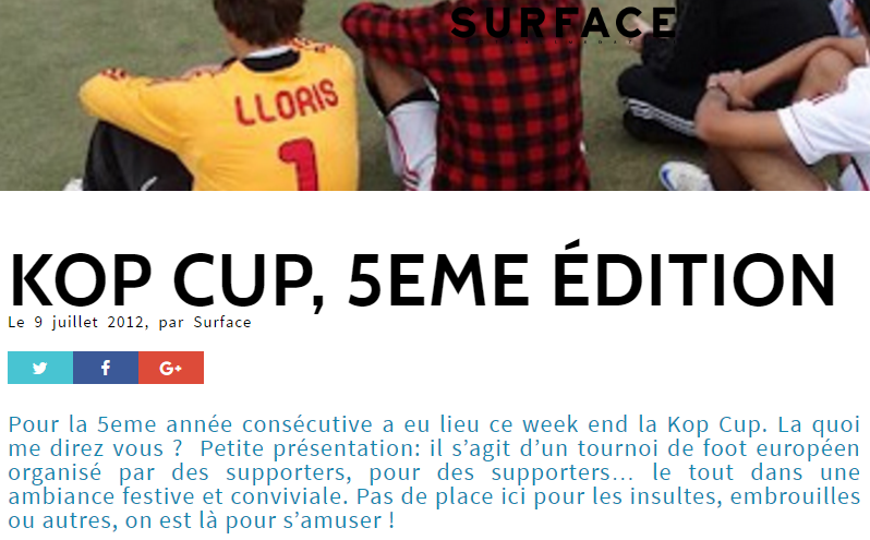 kop cup par surfacemagasine