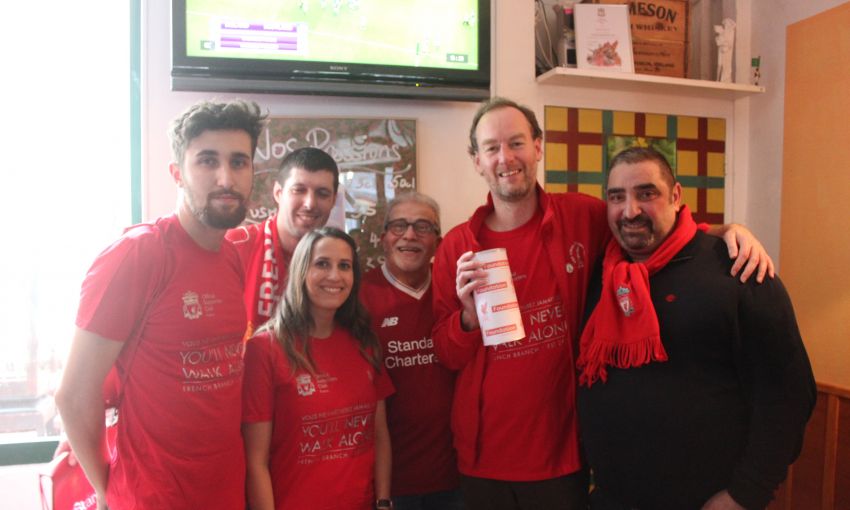 LFC Foundation Lush Bar Liverpool France