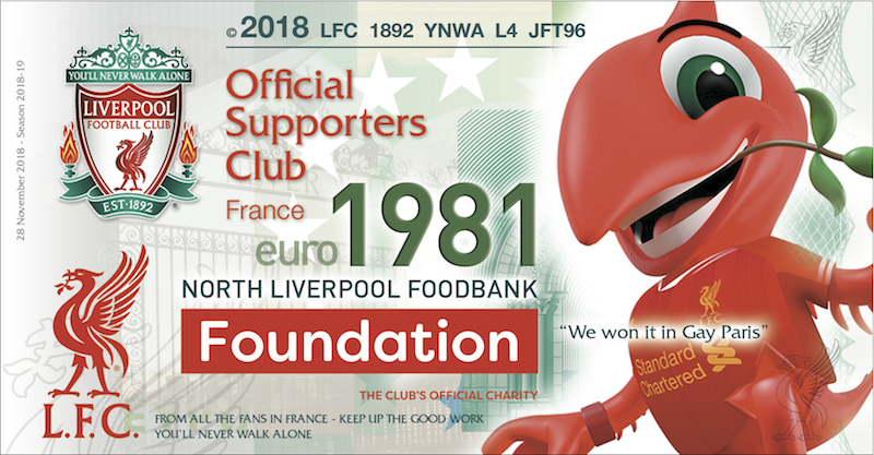 LFC Foundation Liverpool France donation