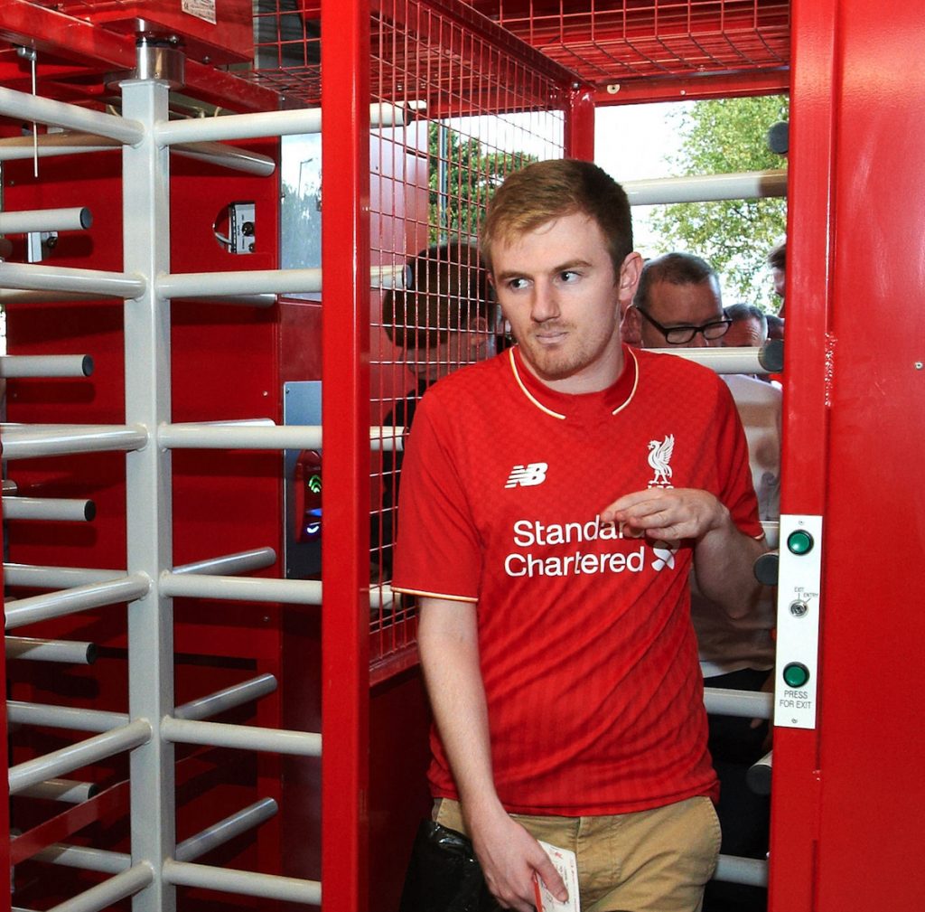 anfield main stand turnstile fan